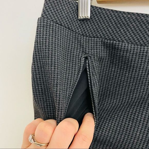 Simons | Contemporaine Tweed Stretchy Work Trouser in Grey - Picture 6 of 12